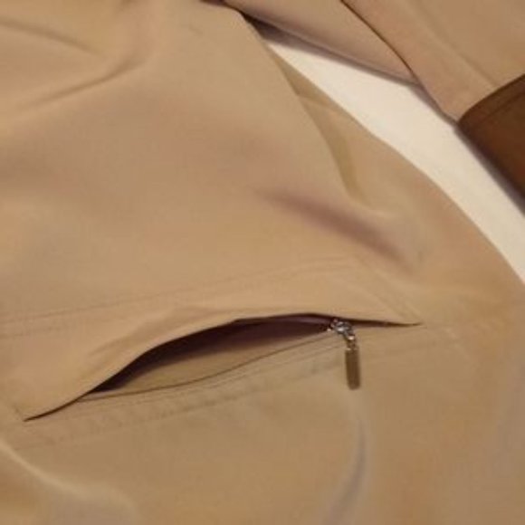 Gallery Trench Coat - Women Size (1X) - Beige - Picture 7 of 9